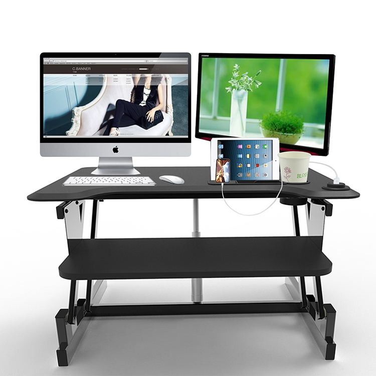 standing table for two monitor